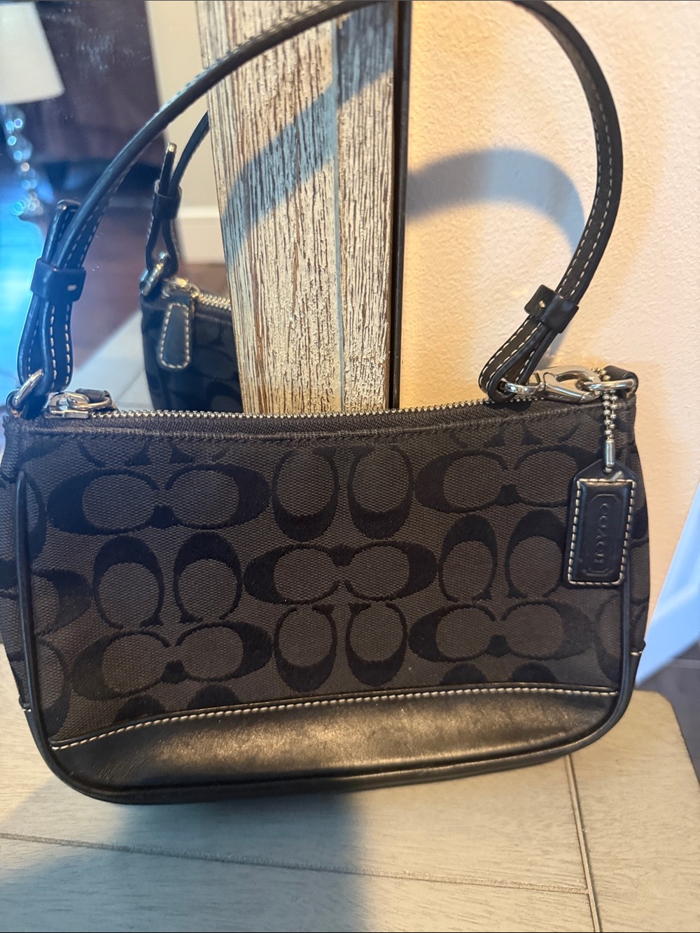 COACH Signature Mini Shoulder Bag